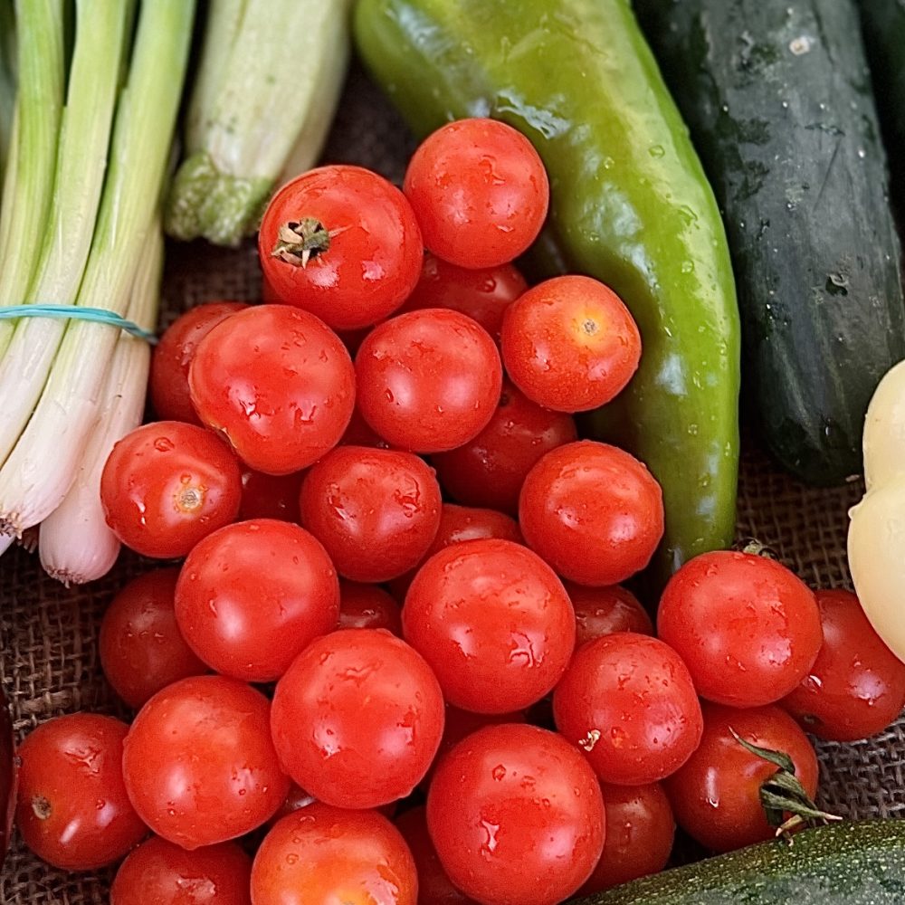 Poletna gajbica zelenjave s Kmetije Kristan